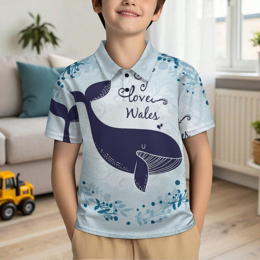 Custom Kids' Polo Shirt | Personalized Photo & Art Top for Children