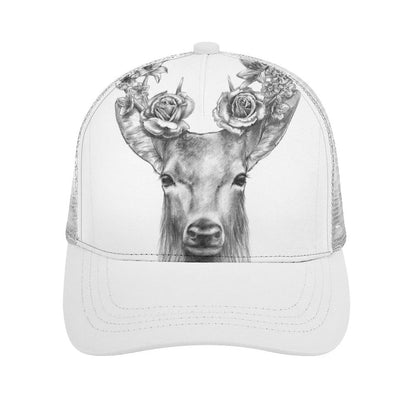 Custom Mesh Baseball Cap | Personalized Curved-Brim Trucker Hat