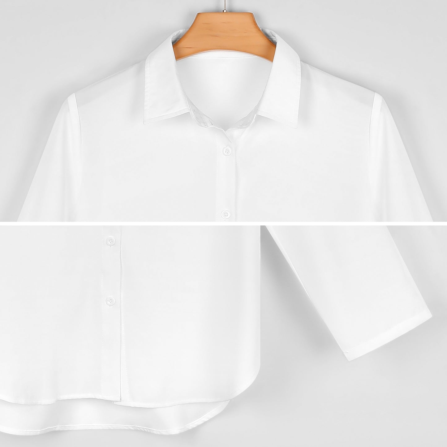 Irregular Hem Shirt Nature View Paintings