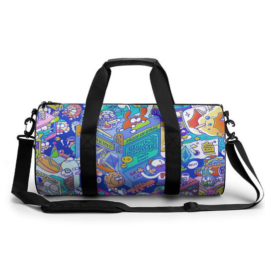 Custom Gym Duffel Bag | Your Logo, Photo & Wet/Dry Pocket