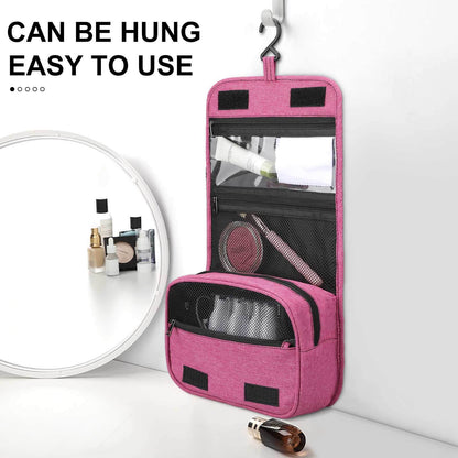 Custom Hanging Toiletry Organizer | Waterproof Travel Wash Bag