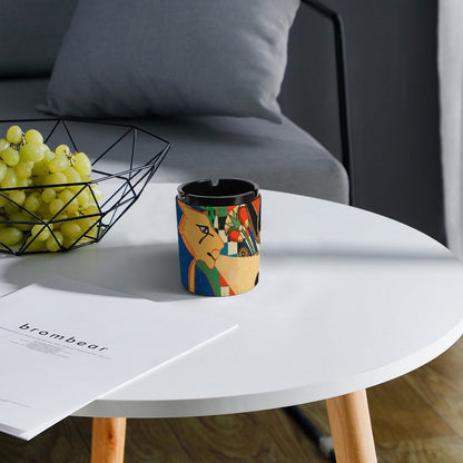 Custom Leather Ashtray | Personalized Desk & Office Gift