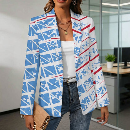 Casual Suit Stripe Line Pattern