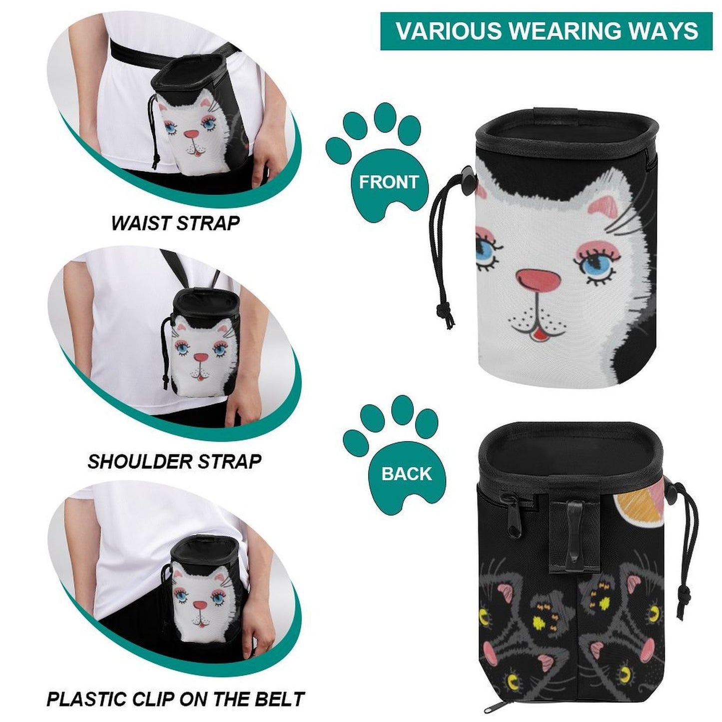Custom Printed Oxford Dog Treat Pouch