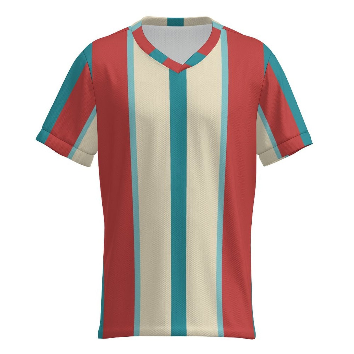 Custom Football Jersey | Personalized Men's V-Neck Soccer T-Shirt