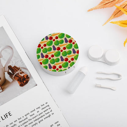 Custom Contact Lens Case | Personalized Travel Kit with Mirror