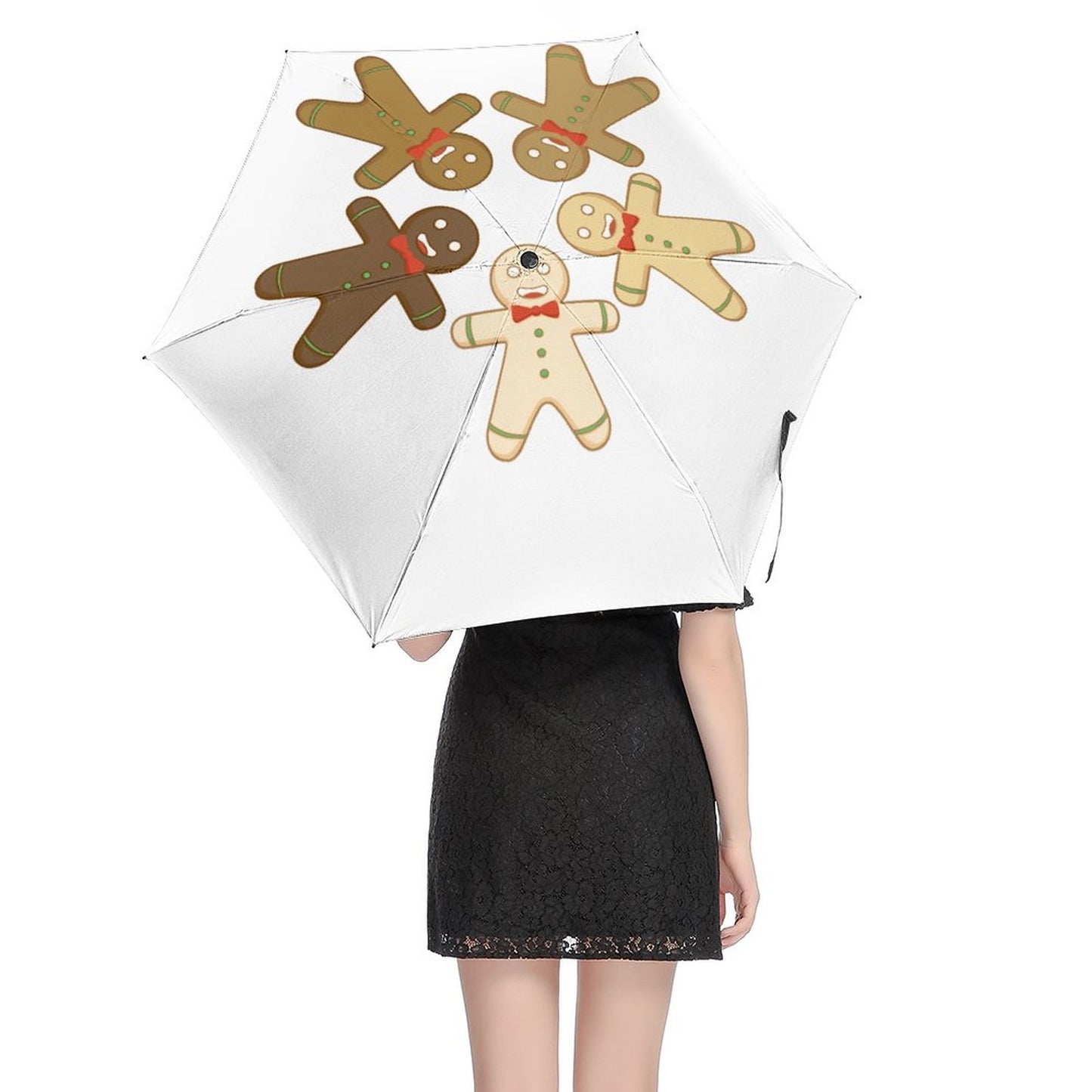 Compact UV Protection Umbrella Custom Print | UPF 50+ 5-Fold Design