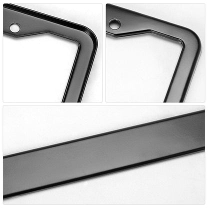 Custom Slim License Plate Frame | No-Block 2-Hole Aluminum