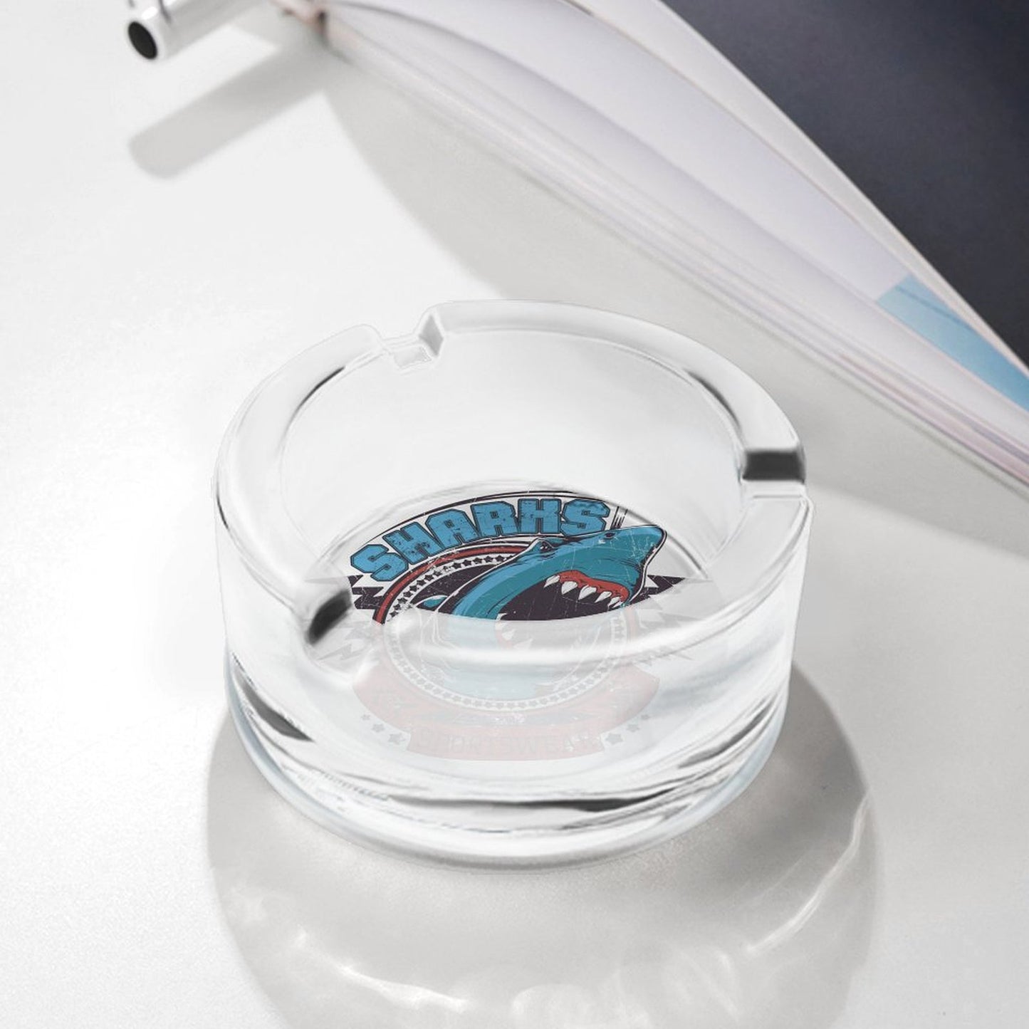 Custom Glass Ashtray | Personalized with Your Photo or Logo