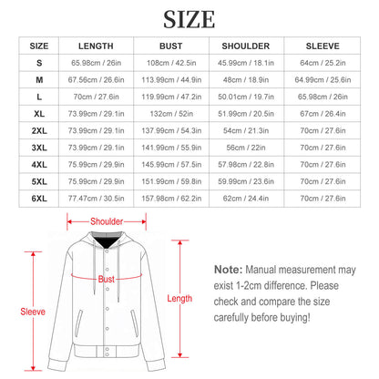 Custom Hooded Bomber Jacket with All-Over Print - Unisex Personalized Baseball Jacket