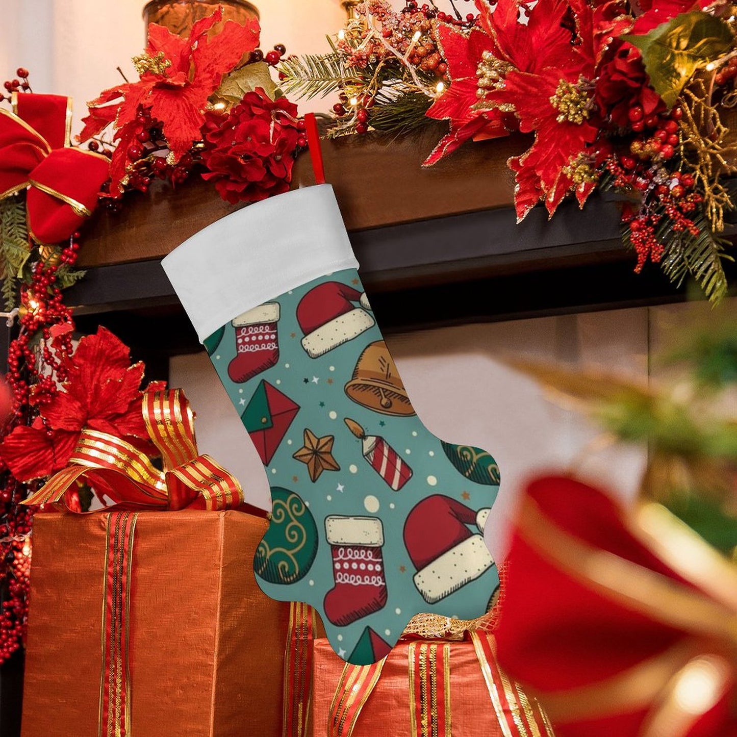 Personalized Dog Stocking | Custom Pet Photo Christmas Decor