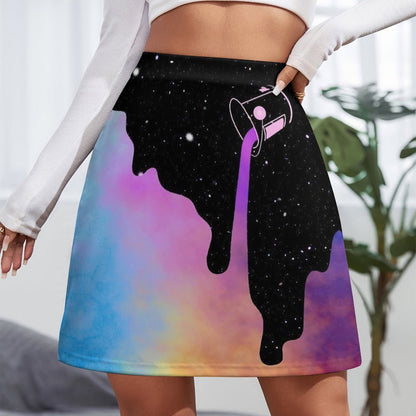 Custom Double-Layered Mini Skirt | Structured Tiered Design