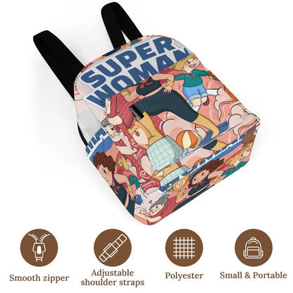 Personalized Waterproof Mini Backpack with Custom Print
