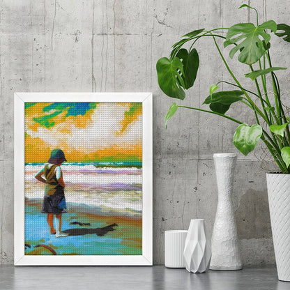 Custom Framed Diamond Painting | Square Drill Portrait Kit