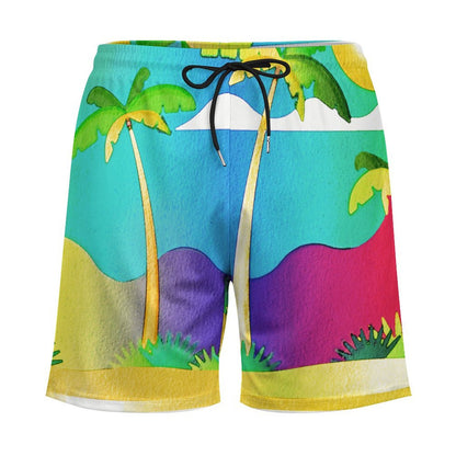 Custom Sport Beach Pants | Personalized Mesh & Milk Silk Shorts