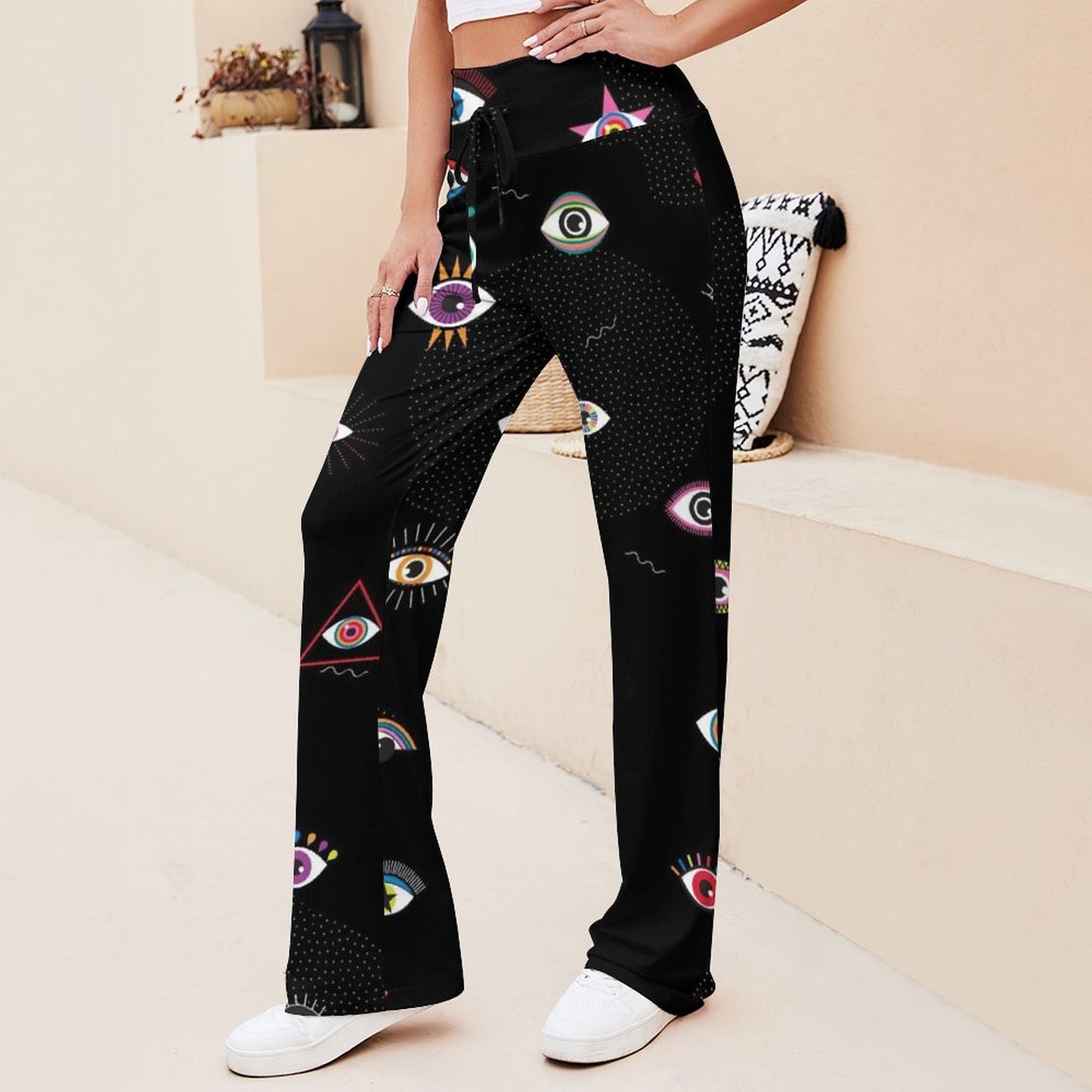 Custom Wide Leg Lounge Pants | Personalized Yoga & Flow Pants