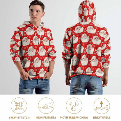 Custom All-Over Print Hoodie | Unisex Scuba Knit Pullover (S-5XL)