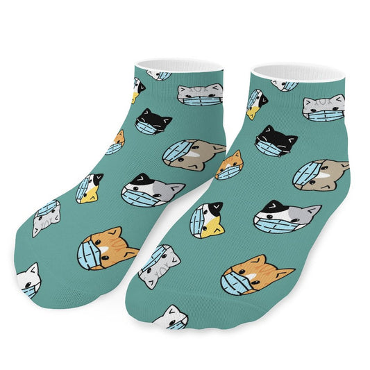 Custom Photo Ankle Socks | Personalized Patterned Short Socks