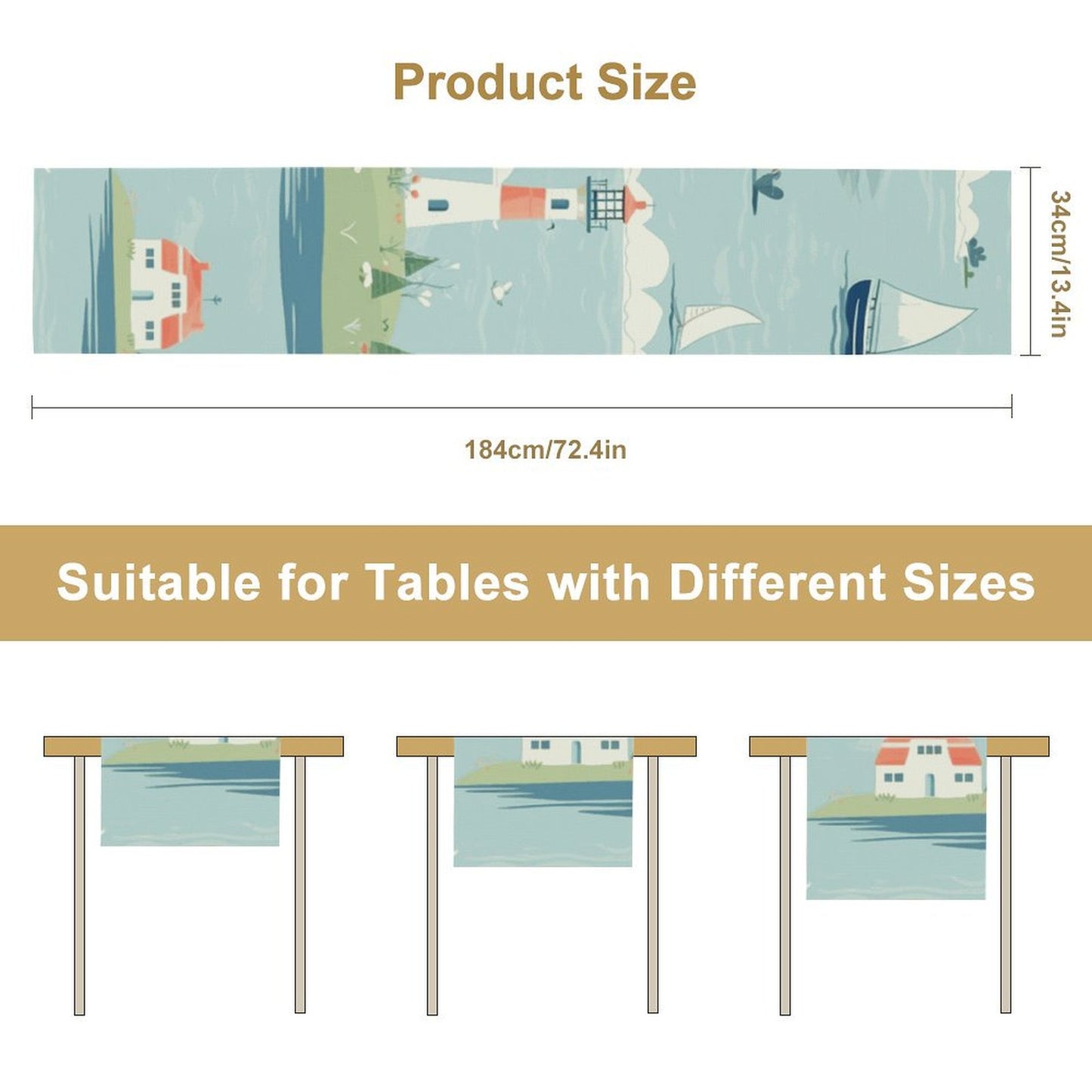 Custom Linen Table Runner | Personalized for Farmhouse & Dining Decor