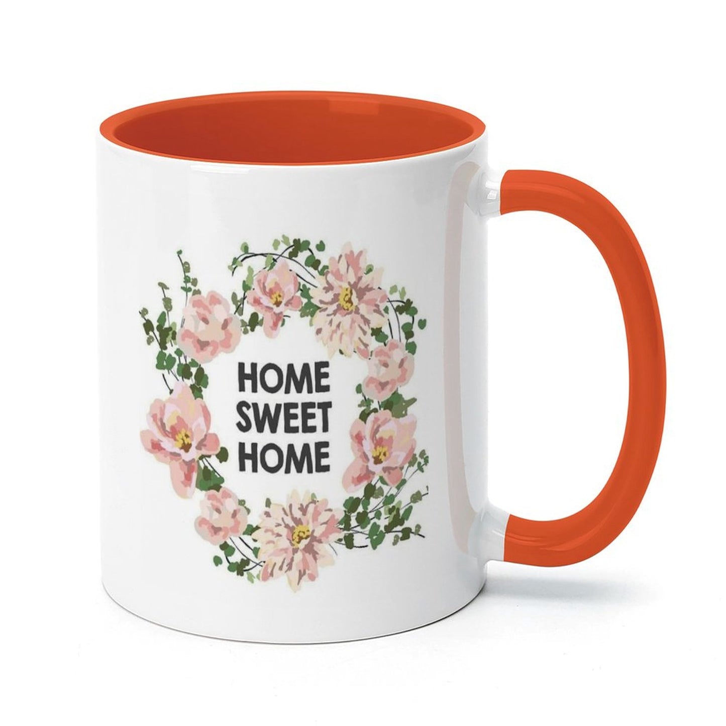 Custom Inner Color Mug | Personalized Photo Ceramic Coffee Mug 11oz | Heat Transfer Print