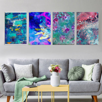 4 Piece Custom Canvas Wall Art Set | Turn Your Photos into a Gallery