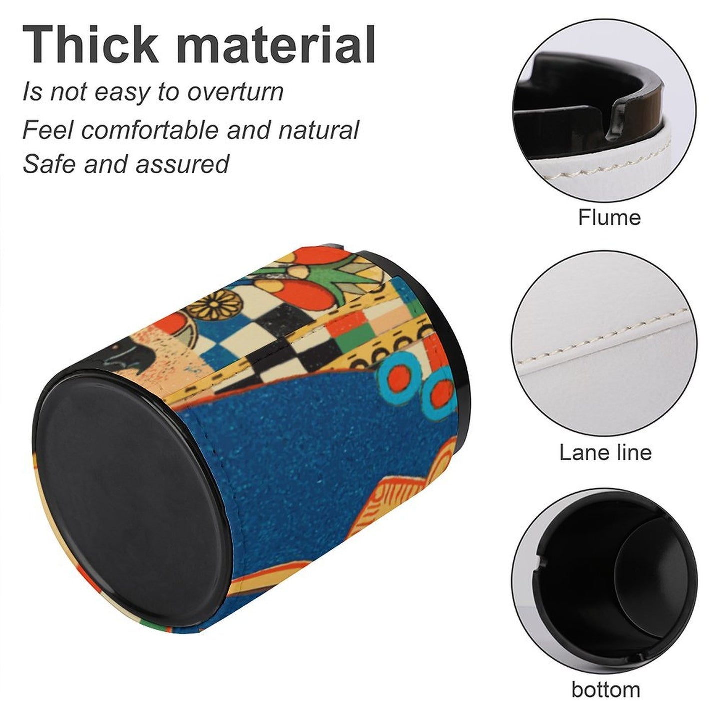 Custom Leather Ashtray | Personalized Desk & Office Gift