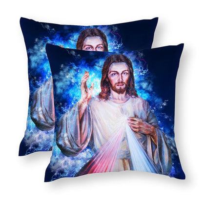 Custom Double-Sided Throw Pillow Covers | Personalized Hidden Zipper Case