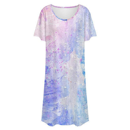 Custom Tunic Dress | Personalized Soft Loungewear Shirt for Women