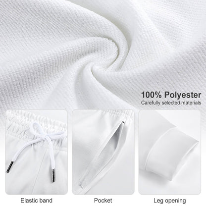 Custom All-Over Print French Terry Joggers | Breathable Streetwear Sweatpants