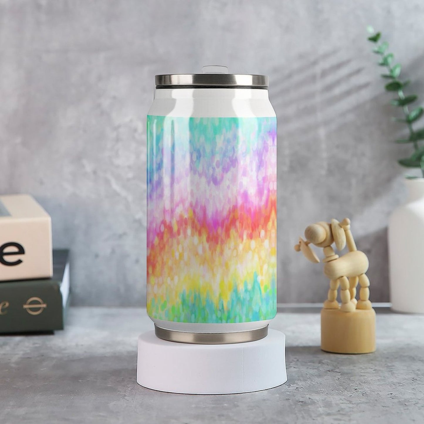 Custom Stainless Steel Tumbler with Straw | Insulated Cola Cup