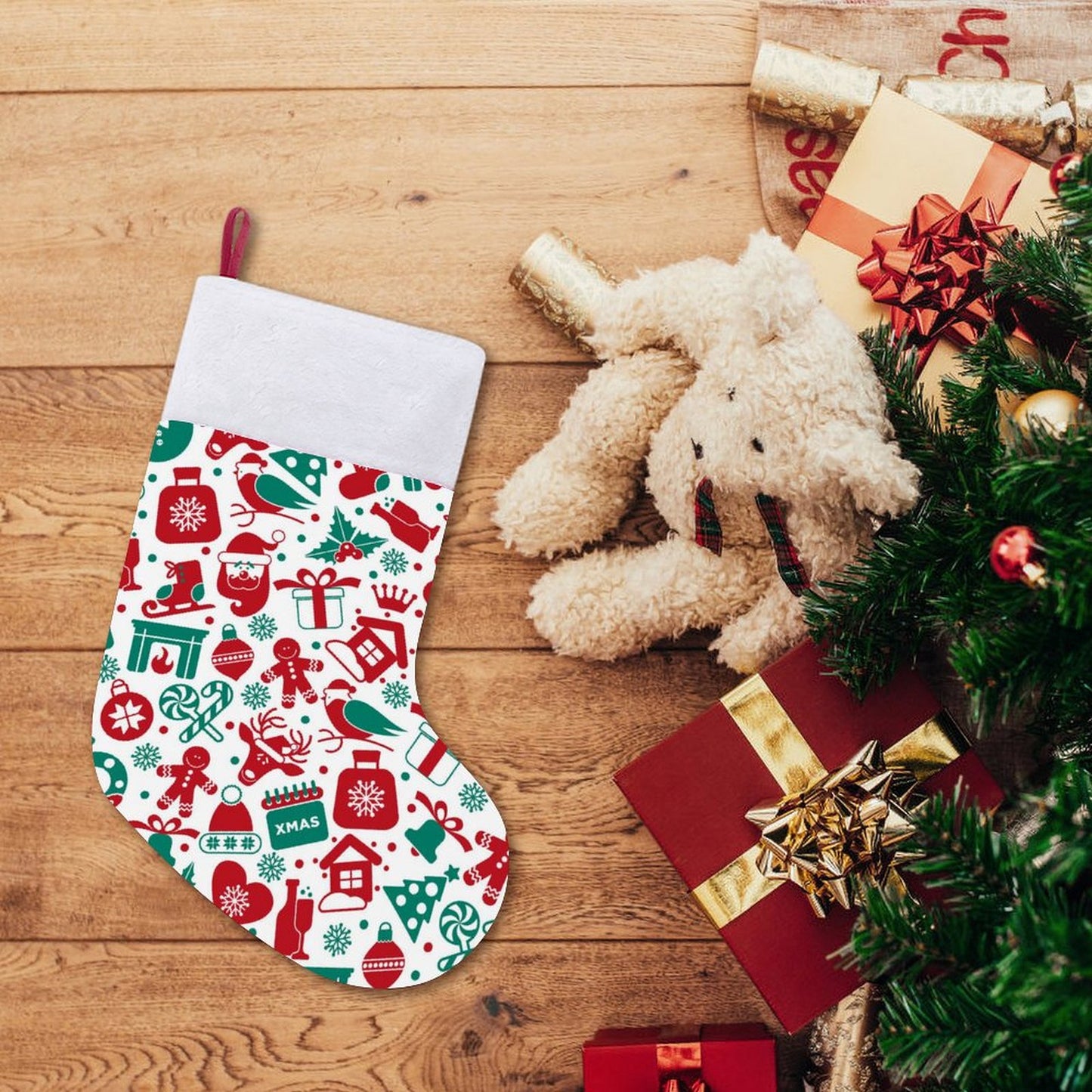 Personalize a Christmas Stocking with Your Photo | A Modern Heirloom