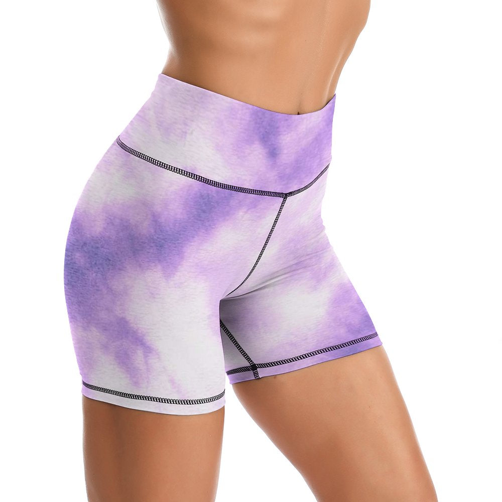 Custom High-Waist Yoga Shorts | Personalized Buttery-Soft Printed Lounge Shorts