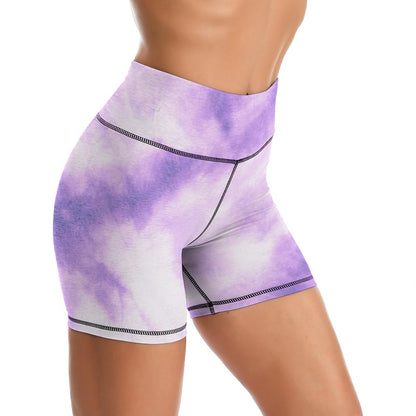 Custom High-Waist Yoga Shorts | Personalized Buttery-Soft Printed Lounge Shorts