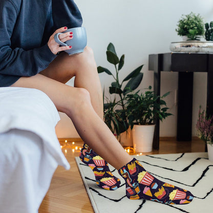 Custom Ankle Socks 5-Pack | Design a Bulk Set of Photo Socks