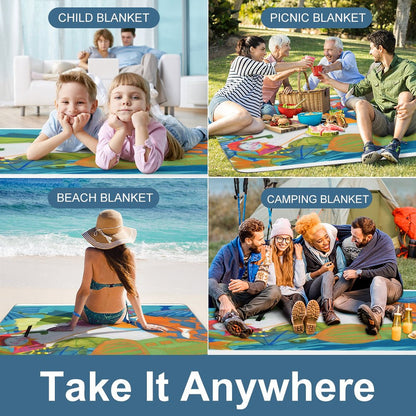 Custom Picnic Blanket | Personalized, Padded & Waterproof for Outdoors