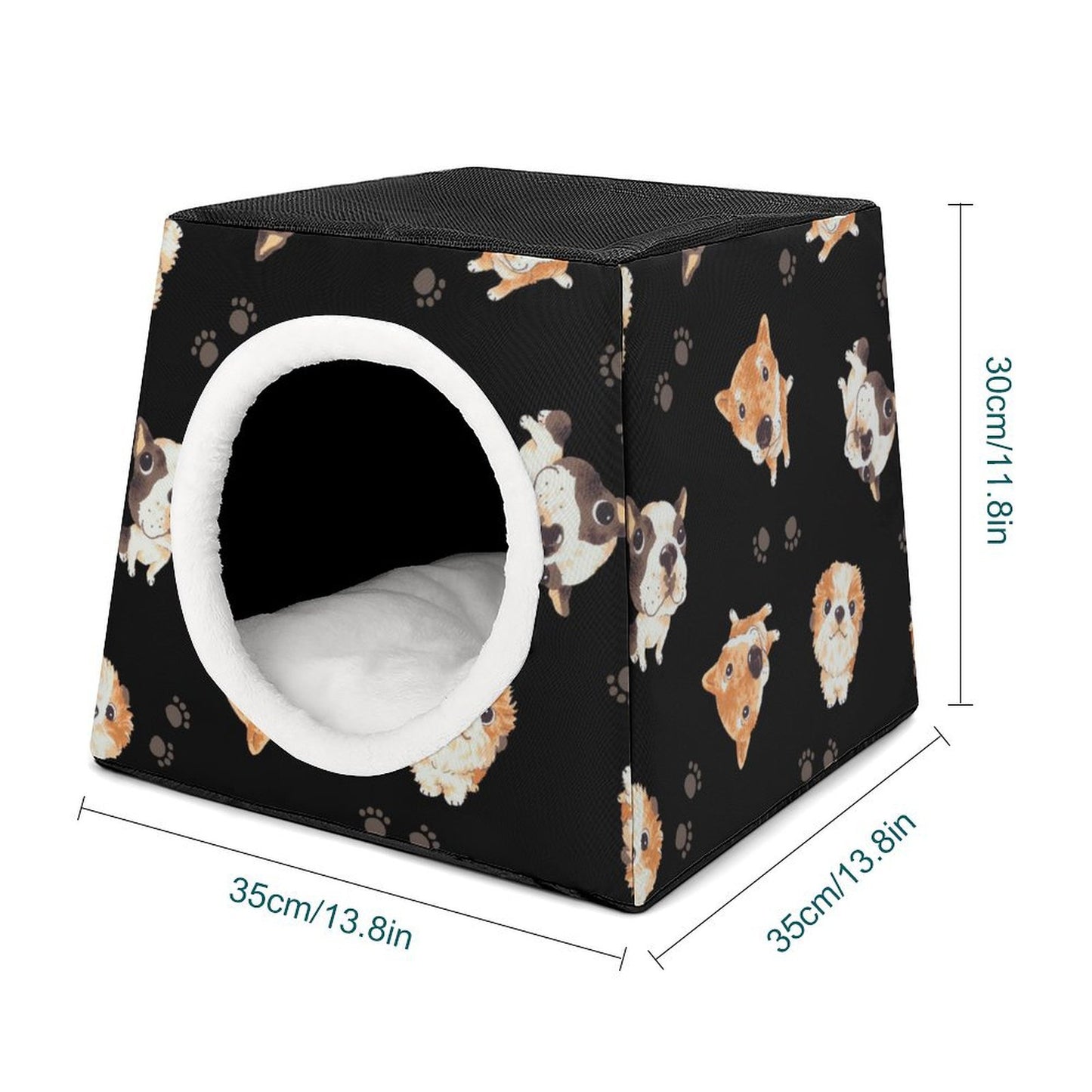 Custom Pet Bed | Personalized Cat & Small Dog Cave Bed