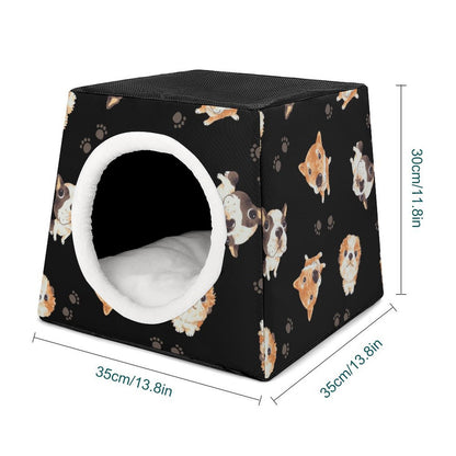 Custom Pet Bed | Personalized Cat & Small Dog Cave Bed