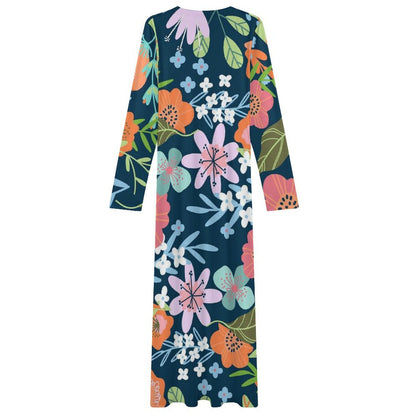 Custom Pleated Maxi Dress | Personalized Anniversary Gift for Her
