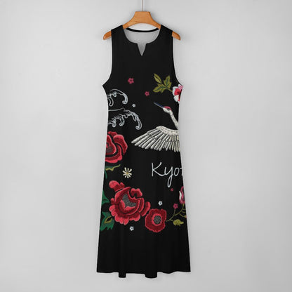 Custom Photo Maxi Dress | Personalized Sleeveless Long Dress