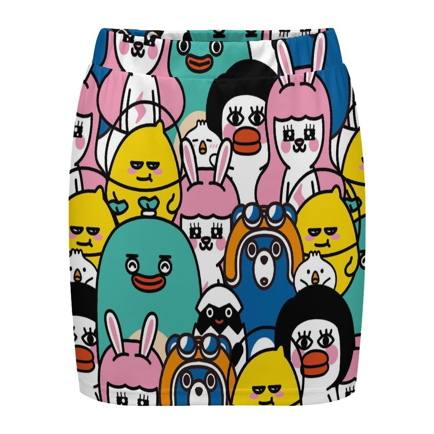 Custom Mini Skirt with Photo | Personalized Bodycon Skirt