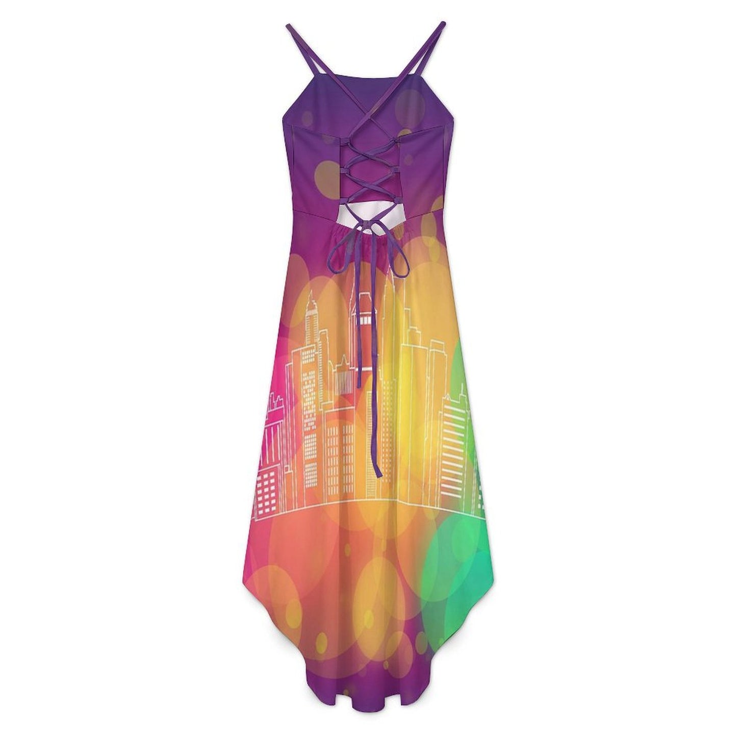 Custom High-Low Dress | Personalized Photo Asymmetrical Fishtail Dress
