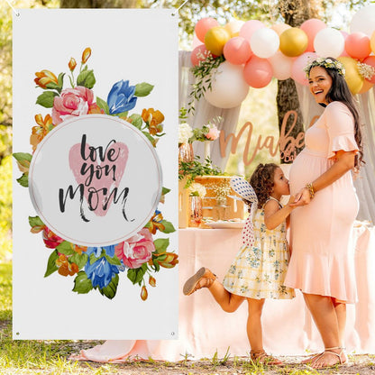 Custom Photo Door Banner | Personalized Decorative Curtain for Home