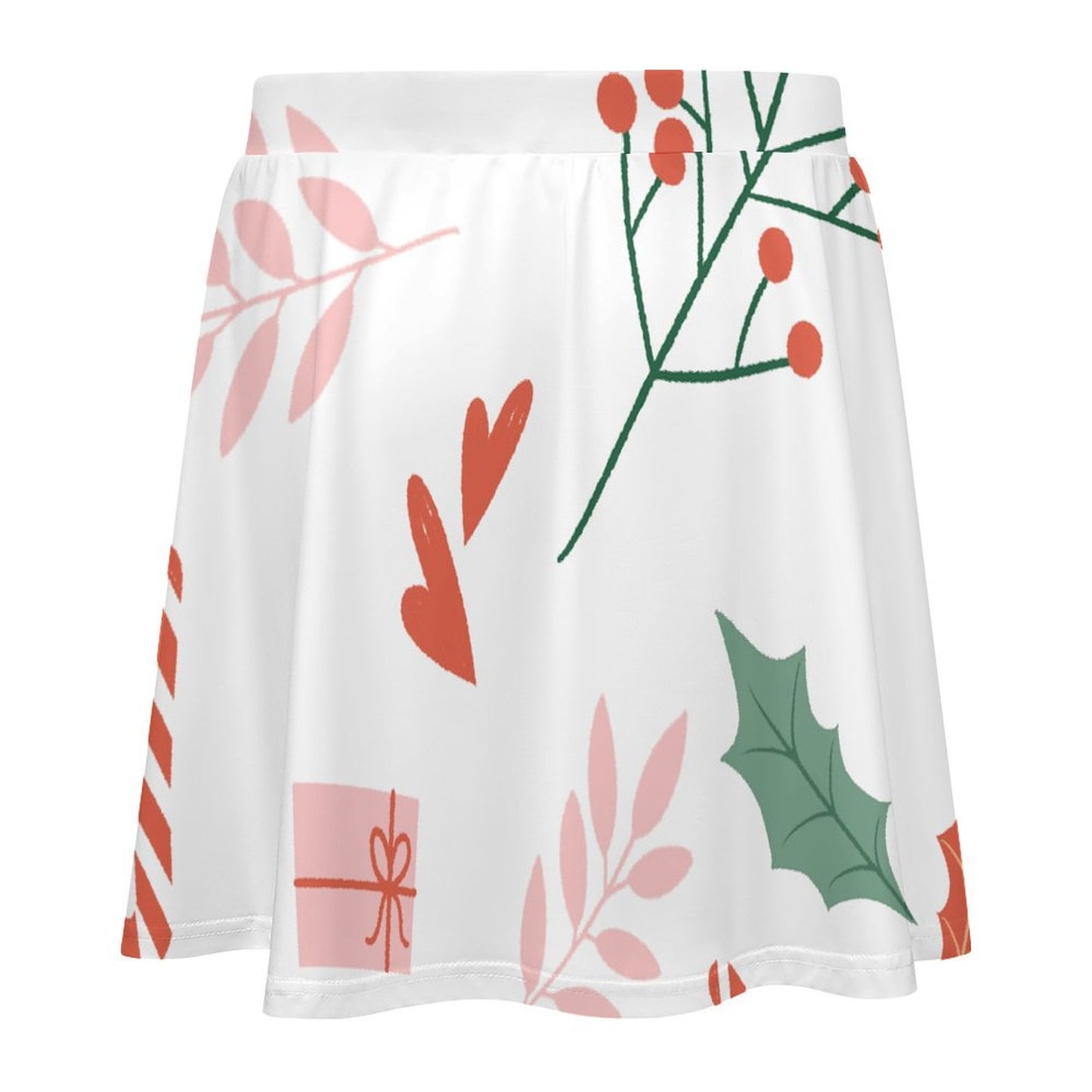 Custom Milk Silk Skater Dress | Personalized All-Over Print Flared Dress