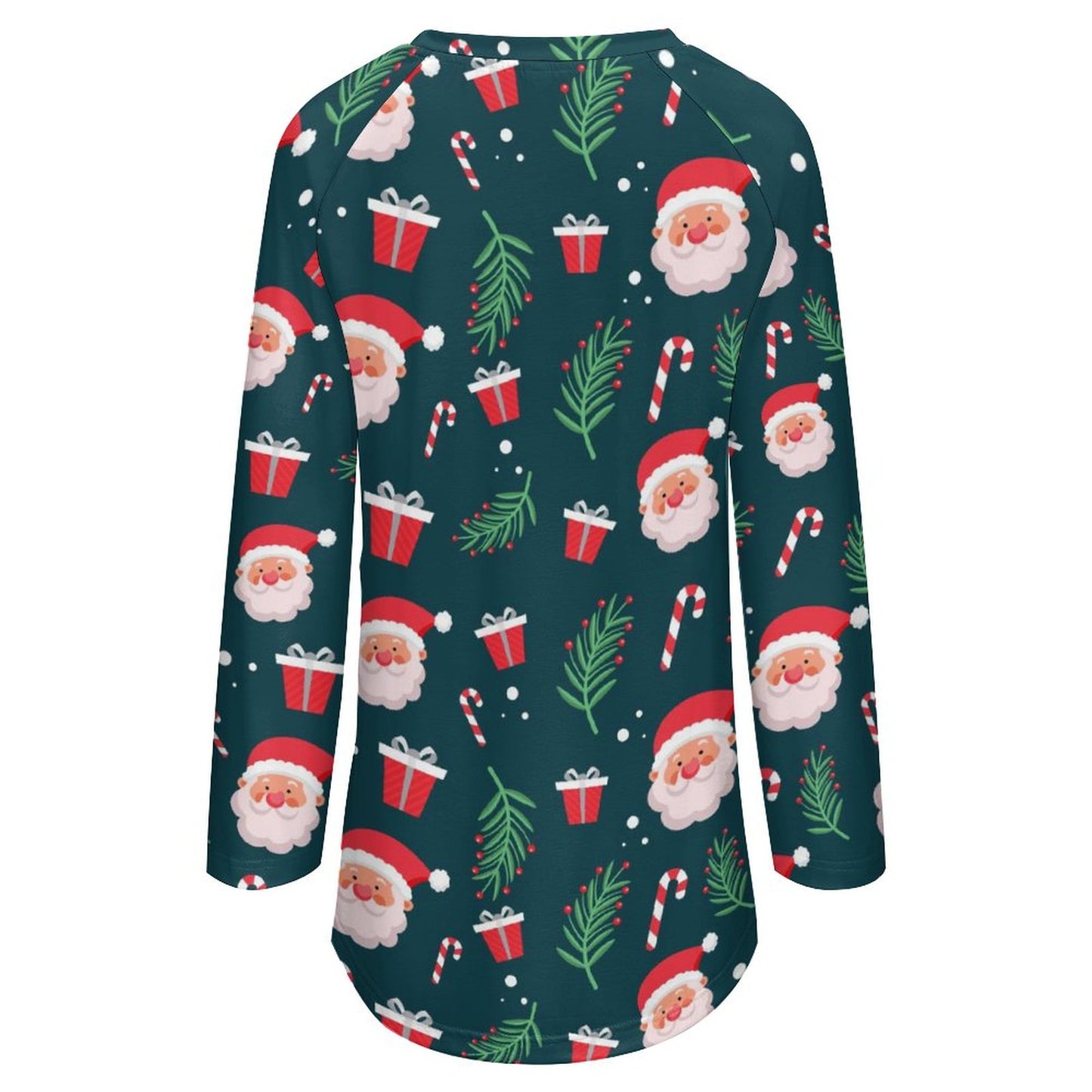 Custom Tunic T-Shirt | Personalized Long Sleeve Tops for Women