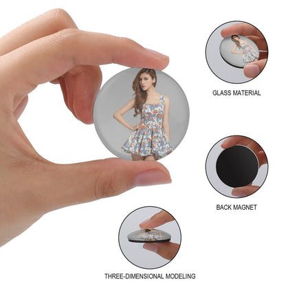 Custom Glass Magnets | Personalized Photo Magnets for Fridge & Gifts
