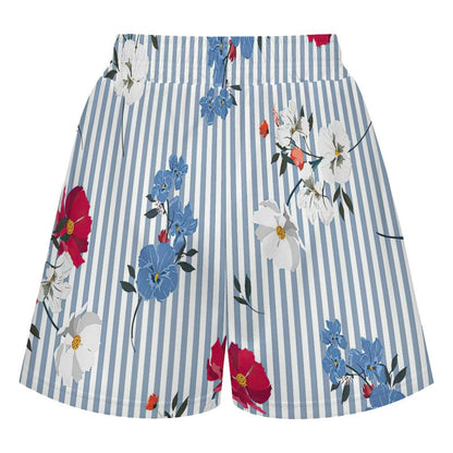 Custom Satin Lounge Shorts for Women – Personalized Sleep & Loungewear
