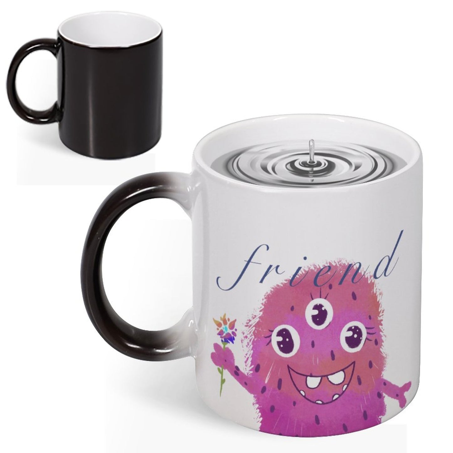 Custom Color Changing Photo Mug | Heat-Reveal Surprise