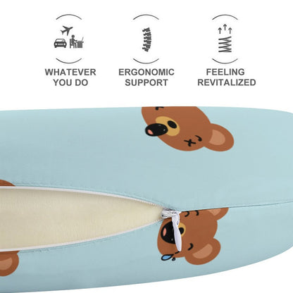 Custom Memory Foam Neck Pillow | Personalized U-Shaped Travel Pillow