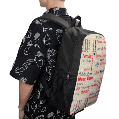 Custom 17 Inch School Backpack | Heavy Duty 600D Reinforced Bag