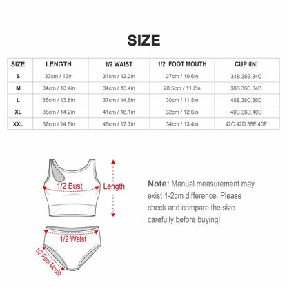 High-Waisted Tummy Control Bikini Set | Custom Print Sculpting Swimwear